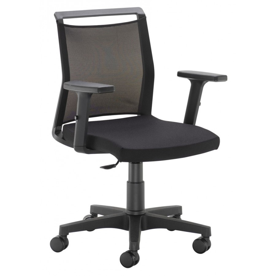 BULK - 12 x Urus Mesh Black Operator Office Chair